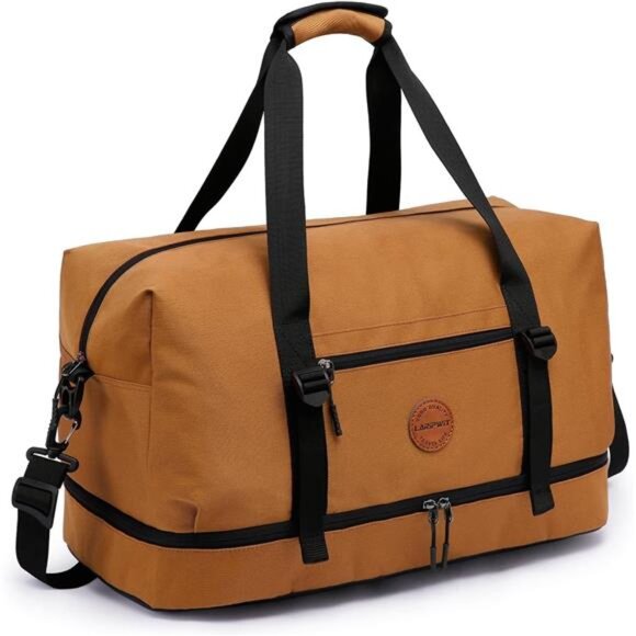 Duffle Bag, Large Size Gym Bags for Men Orange - Picture 1 of 6